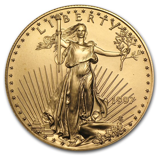 1997 1 oz Gold American Eagle BU 1997 1 oz Gold American Eagle BU